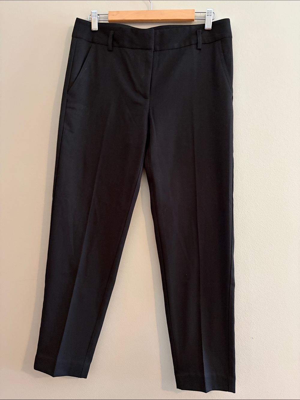 LOFT Black Straight-Leg Dress Pants